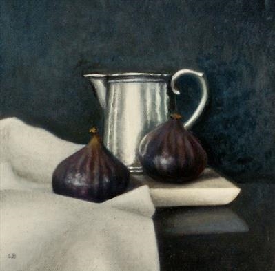 Two Figs and Silver Jug