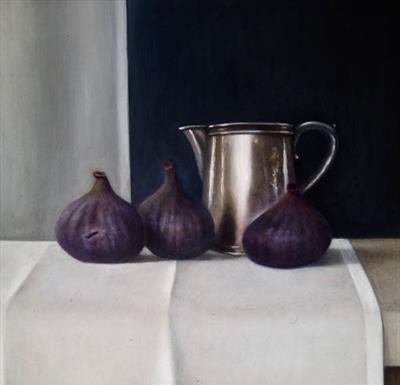 Three Figs and a Silver Jug