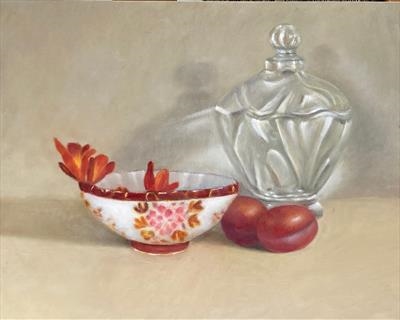 Montbrettia and Plums