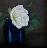 Camellia by Linda Brill, Painting, Oil on canvas