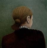 Pearls by Linda Brill, Painting, Oil on Board